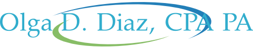 Olga Diaz, CPA PA, Logo